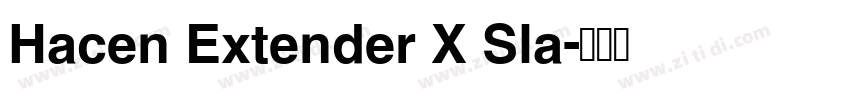 Hacen Extender X Sla字体转换 Hacen Extender X Sla字体转换